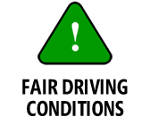 Fair Driving Conditions Icon